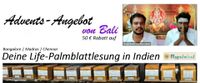 Palmblattlesung Bali Adventsaktion Rabatt für eine Palmblattlesung in Indien